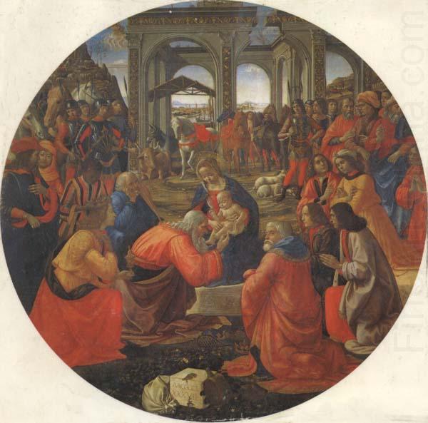 Domenico Ghirlandaio The Adoration of the Magi oil painting picture